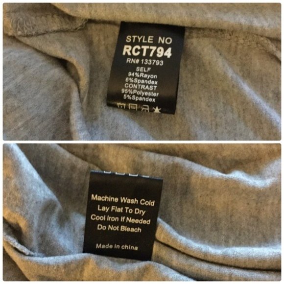 POL Lace V-Neck Tee w/ Eyelash hemmed Sleeves - Picture 13 of 14